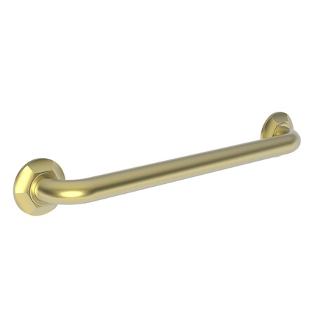 Newport Brass 21" L, Two Post, Solid Brass, 18" Grab Bar in Satin Brass (Pvd), Satin Brass (PVD) 1200-3918/04